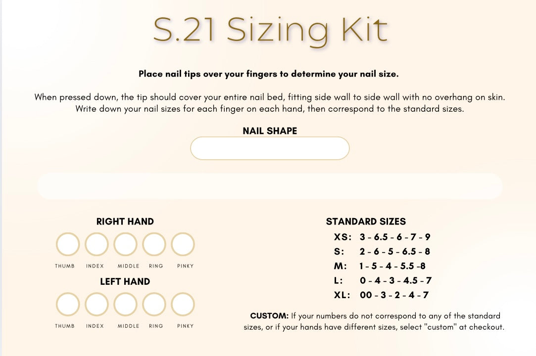 Solids.21 Sizing Kit